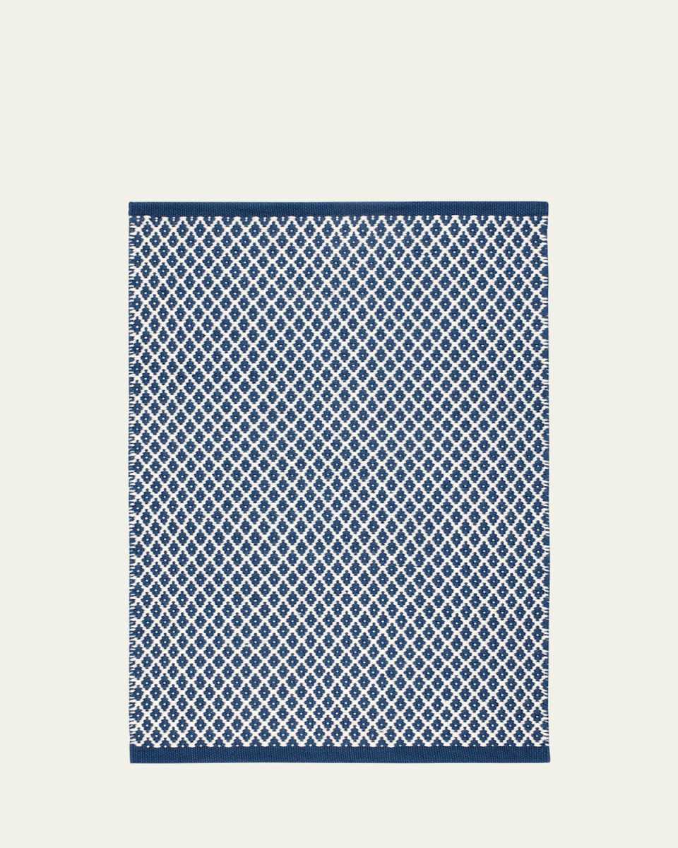 Mainsail Navy Handwoven Indoor/Outdoor Rug, 10' x 14'